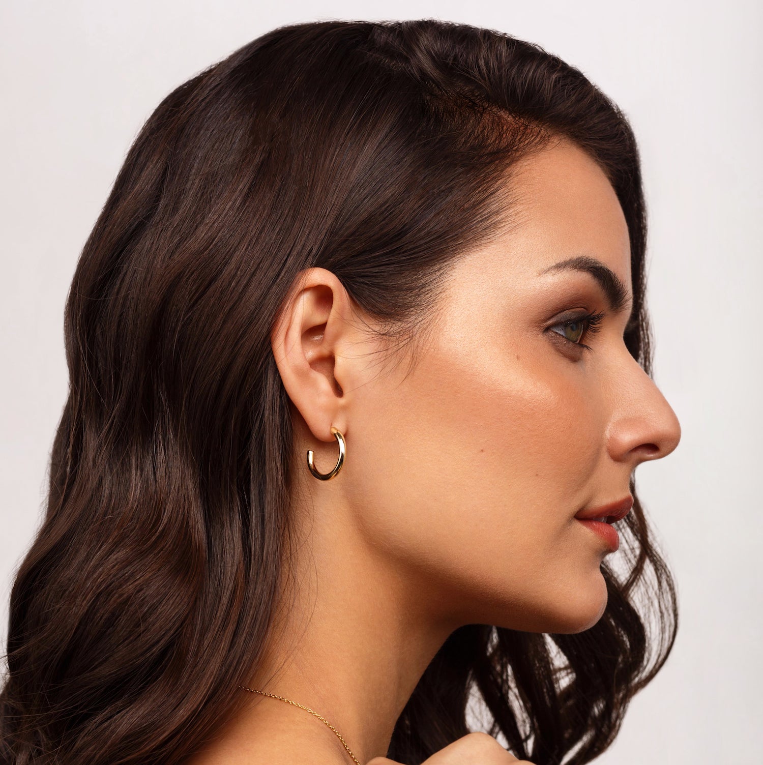 ARGOLLAS KENDALL BAÑO DE ORO 20 MM
