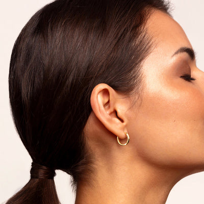 ARGOLLAS LISA BAÑO DE ORO