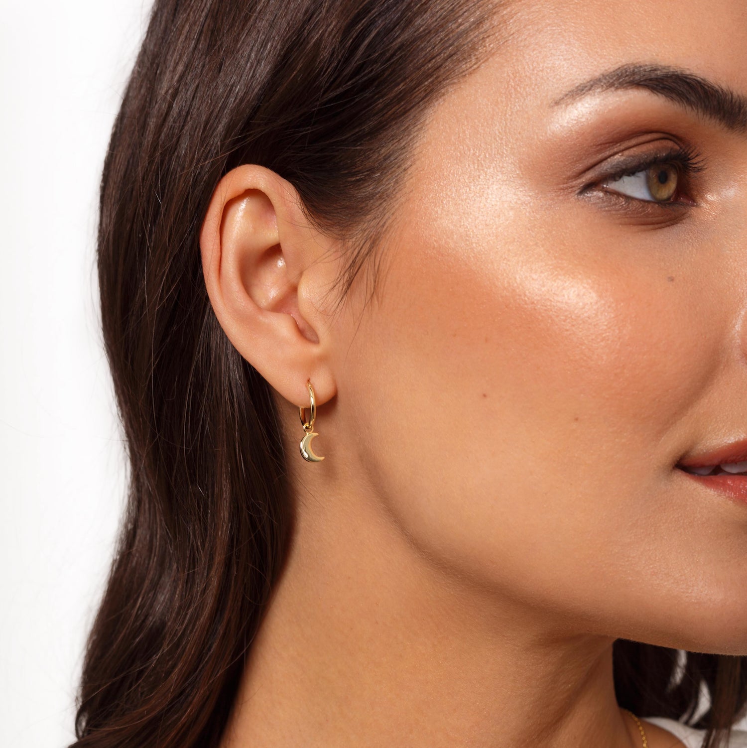 PIERCING MOON BAÑO DE ORO