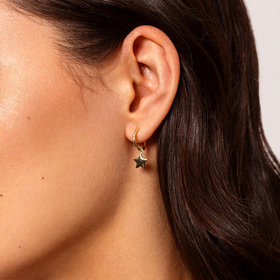 PIERCING STAR BAÑO DE ORO