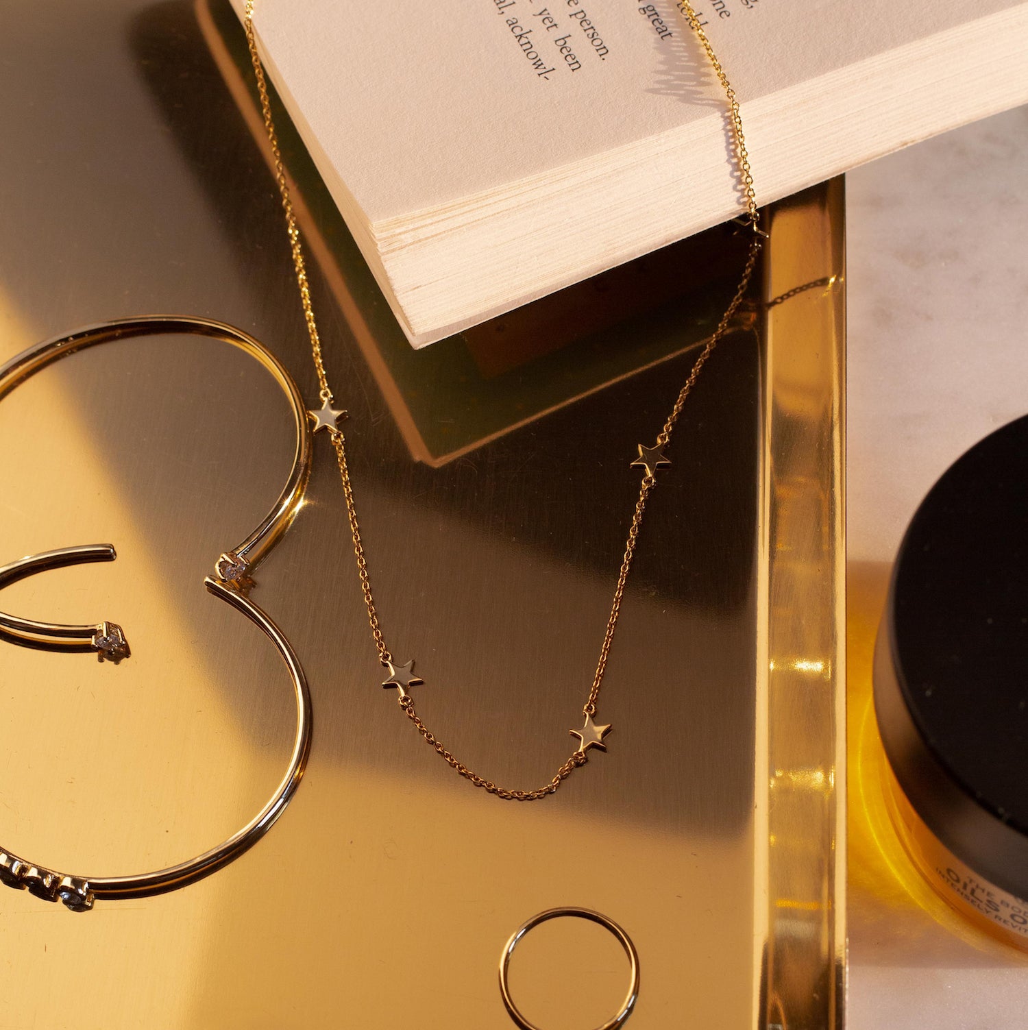 COLLAR KAILY STAR BAÑO DE ORO