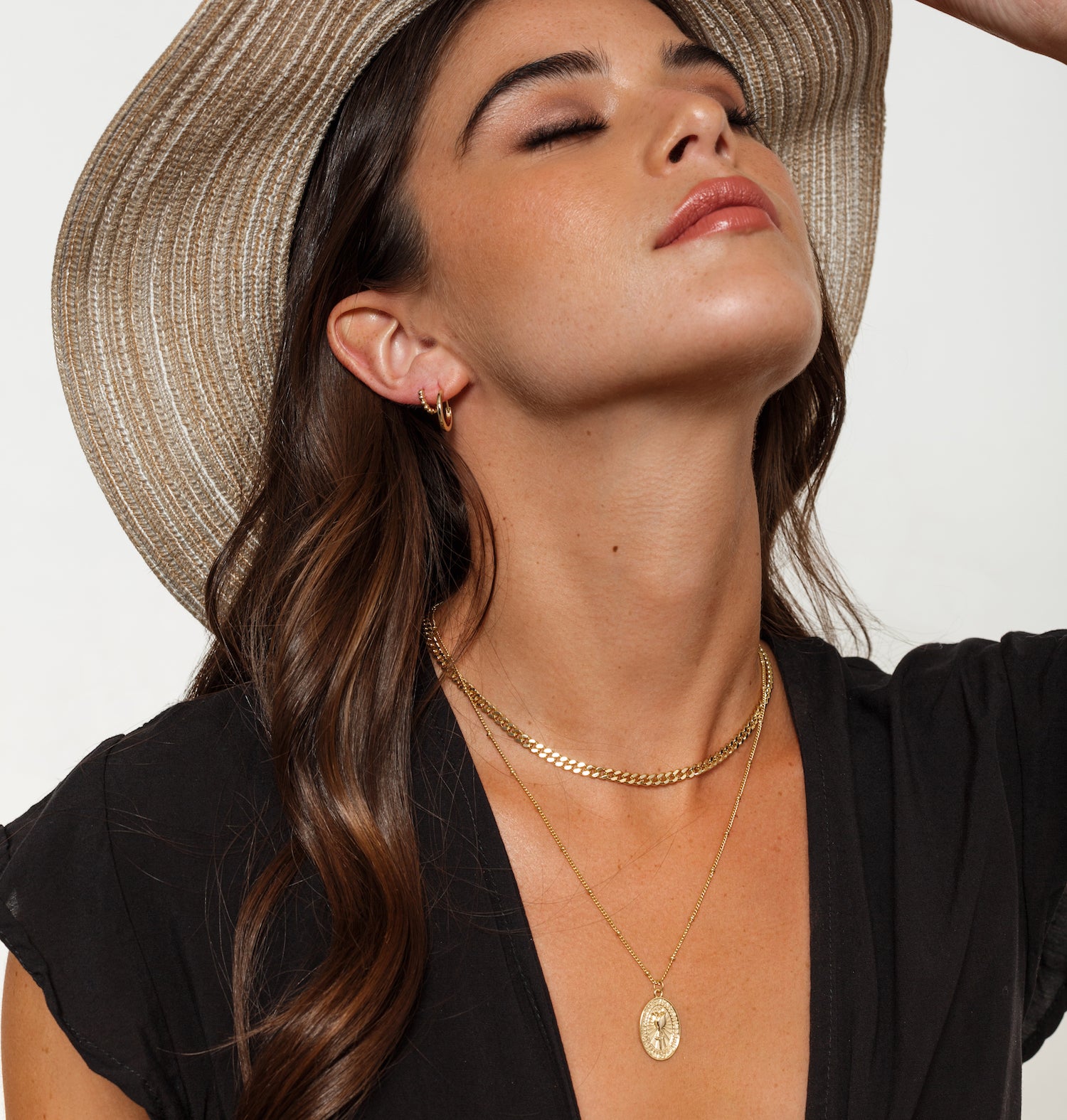 CHOCKER DROP BAÑO DE ORO