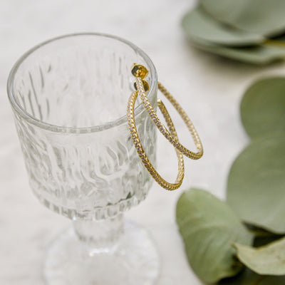 ARGOLLAS WHITE GOLD BAÑO DE ORO