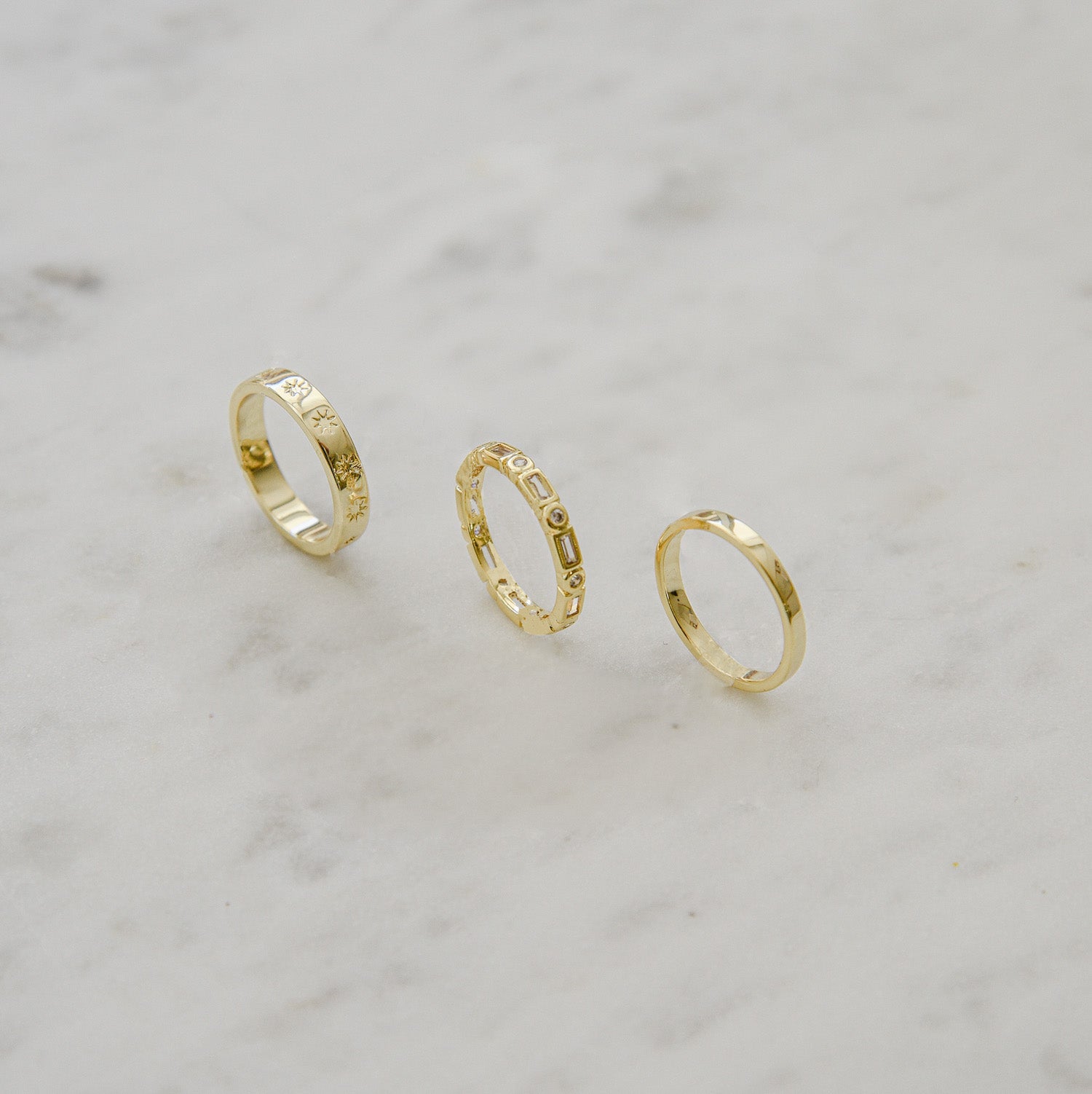 ANILLO BASIC BAÑO DE ORO