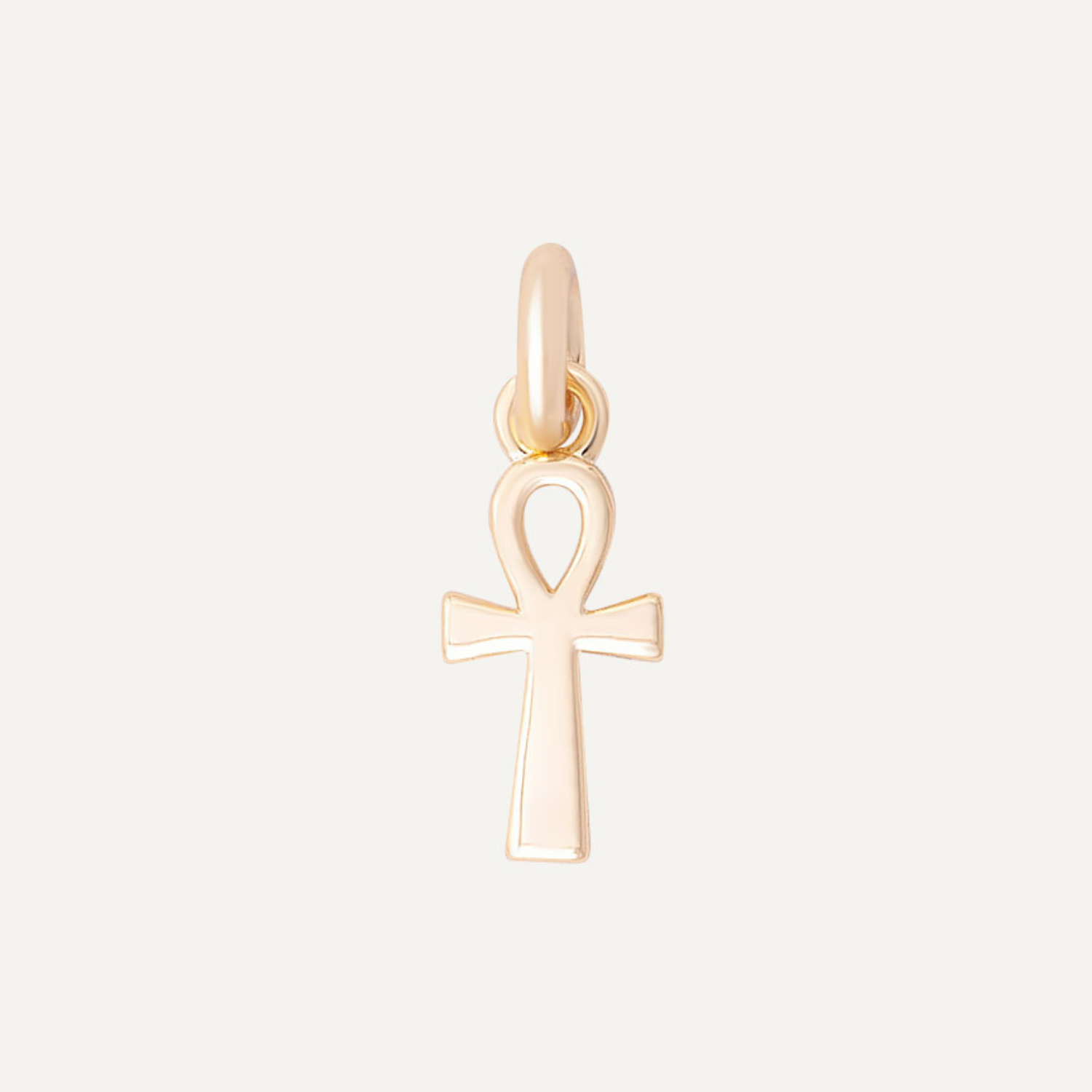 CHARM CRUZ EGIPCIA BAÑO DE ORO
