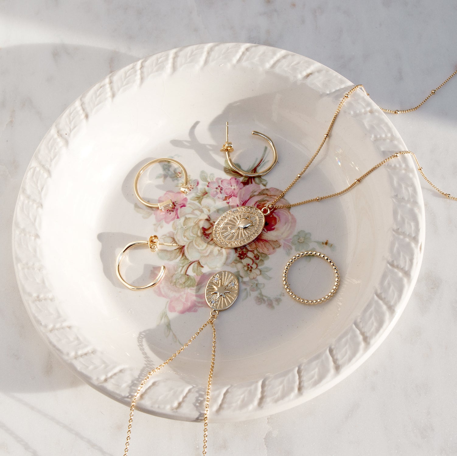 COLLAR STAR CRUSH BAÑO DE ORO