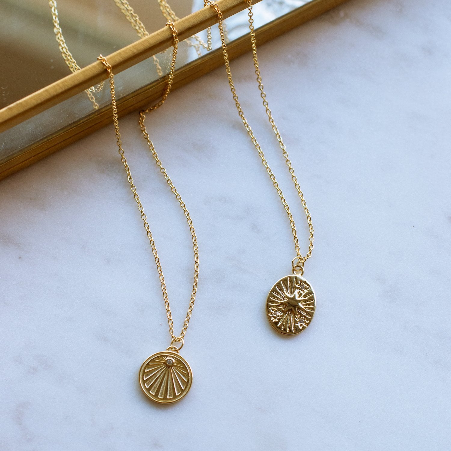 COLLAR STAR CRUSH BAÑO DE ORO