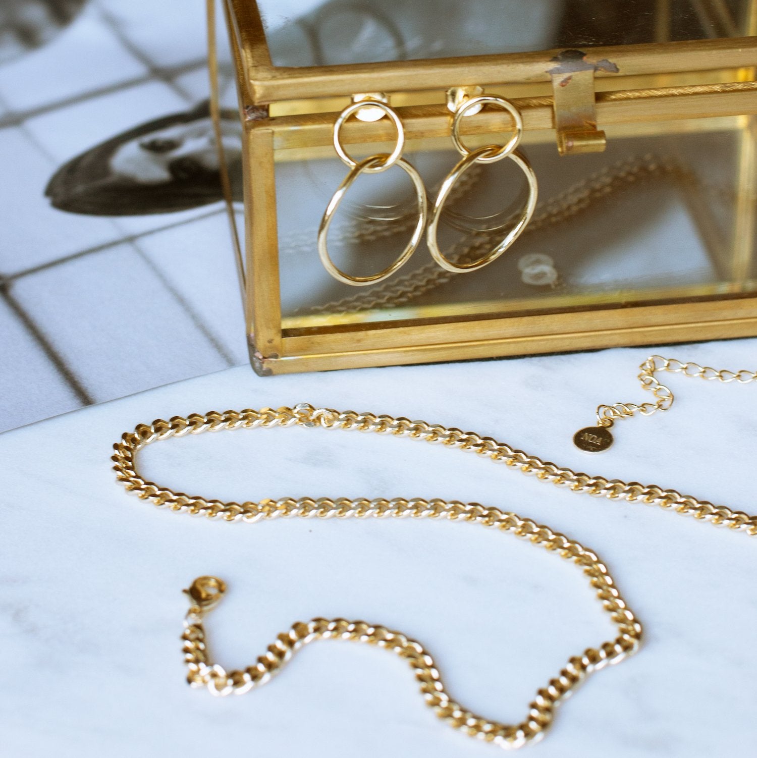 CHOCKER DROP BAÑO DE ORO