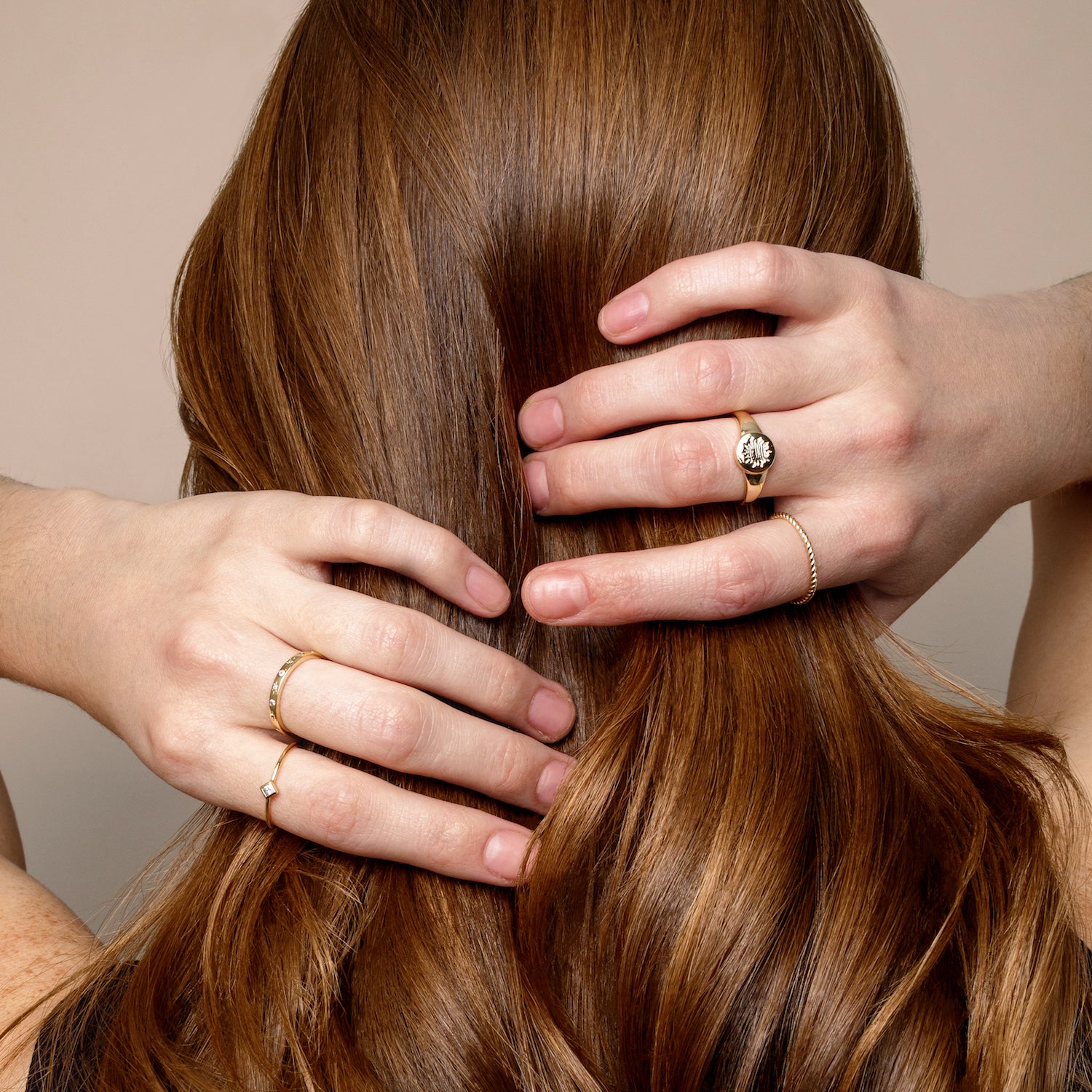 ANILLO ZIRCÓN BAÑO DE ORO
