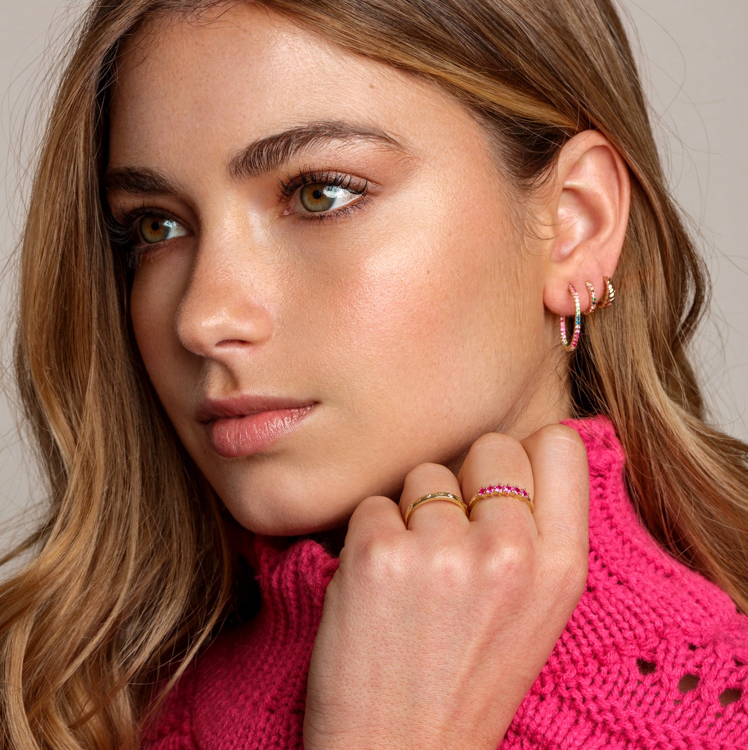 ARGOLLAS MINI RAINBOW BAÑO DE ORO