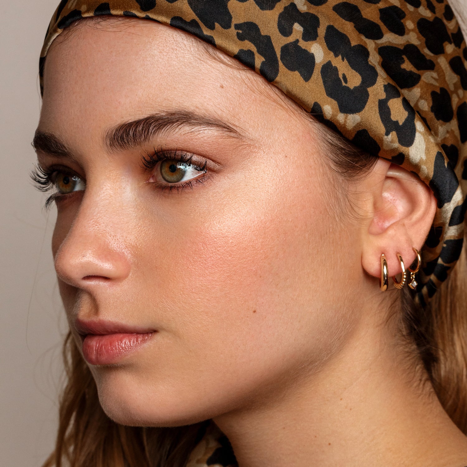 ARGOLLAS ROMBOS BAÑO DE ORO