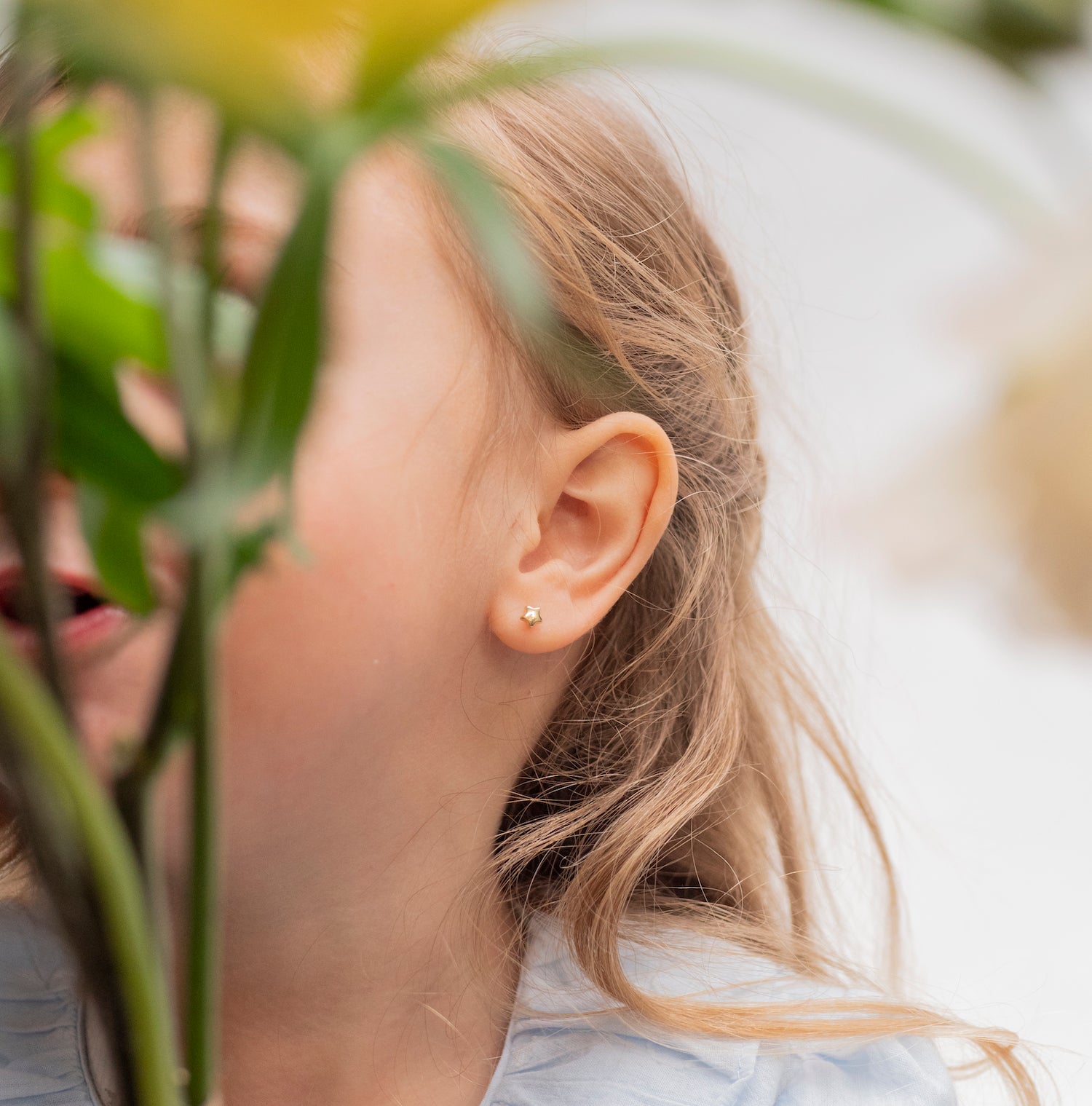 AROS ABRIDORES ORO 18K DE BEBE STAR SHINE