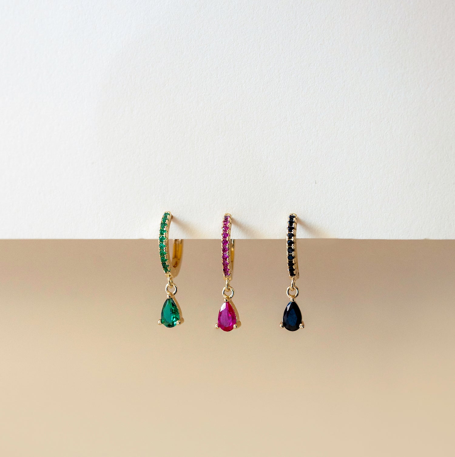 PIERCING ROSE DROP BAÑO DE ORO